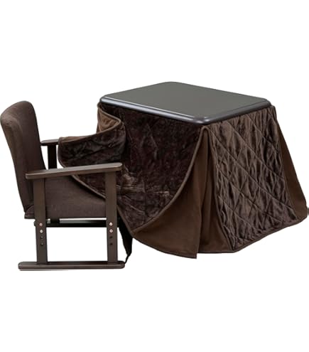 Amazon.co.jp : タンスのゲン こたつ 一人用 3点セット 幅60×50 高さ