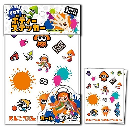 スプラトゥーン 傘ステッカー 壁用ステッカー ボディステッカーが発売 レインボートイボックス