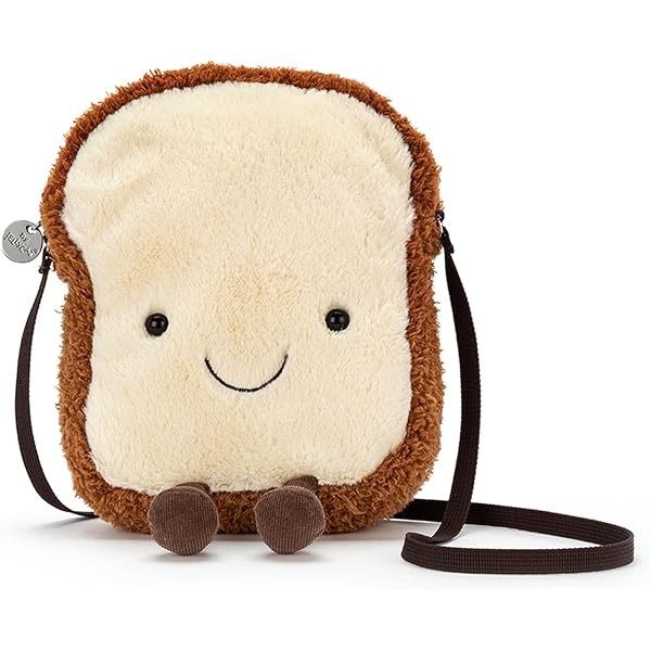 Amazon.co.jp: Jellycat 面白いトーストクリップオンキーチェーン