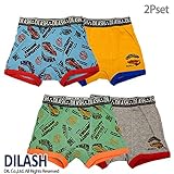 (ディラッシュ) DILASH 秋'14 男児2Pショーツ(車柄) 100 ブルー/マスタード
