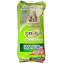 デオトイレ　消臭抗菌サンド 4L×4袋・消臭抗菌シート 20枚×3袋60枚 猫砂 デオトイレ 消臭・抗菌サンド 紙 緑茶成分入り 4L : くすりのレデイ