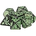 Call of Cthulhu Official CoC Dice Set (コールオブクトゥルフ ダイスセット ブラック＆グリーン) [正規輸入品]