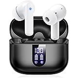 【業界新開発 Bluetoothイヤホン】ワイヤレスイヤホン 自動ペアリング 瞬間接続 マイク内蔵 AAC/SBC対応 48時間再生 ブルートゥースイヤホン 片耳/両耳 左右分離型 CVC8.0ノイズキャンセリ 小型/超軽量 WEB会議/テレワーク/