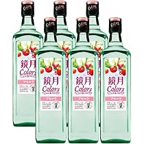 Amazon.co.jp: 鏡月Colors アセロラ 700ml 6本セット / 16度 きょうげ