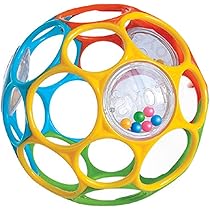 Amazon.co.jp: ベビー用ボール 赤ちゃんを振るボール ガラガラおもちゃ