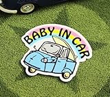 BABY IN CAR ステッカー オート三輪 サイズS＿SC-BIS9-LFS