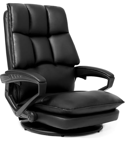 座椅子 ブラック 座椅子 42段階リクライニング マイクロファイバー 日本製ギア 連動