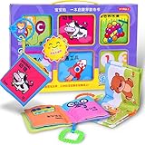 Tovadoo 布絵本 お出かけ絵本 セット 六冊組 ソフト 布のおもちゃ 知育玩具 3ヶ月-3歳 知育玩具 プレゼント