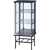 Legras(レグラス) コレクションケース フィギュアケース 3段 幅48.6×奥行38.2×高さ116cm ブラック 背面ミラー付き 99480 【amazon限定ブランド】