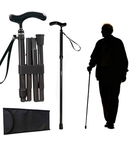 Amazon.co.jp: KHEALING-折りたたみステッキ高齢者ウォーキング