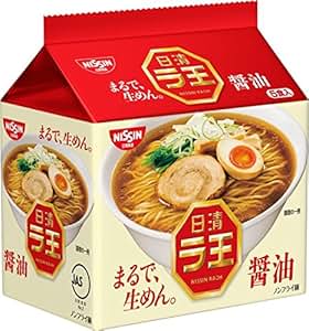 日清ラ王 袋麺 醤油 5食P×6個