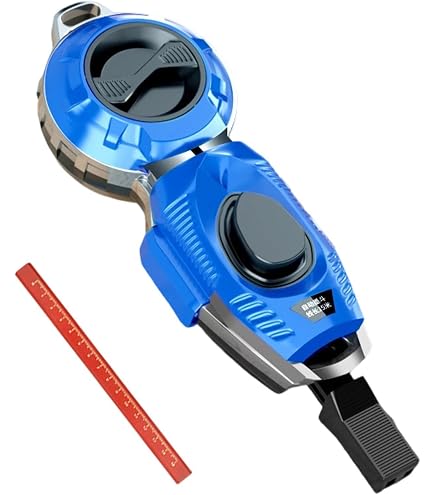 Amazon.co.jp: 墨壺 | ワンタッチ巻き取り式 高精度 自動墨出し器