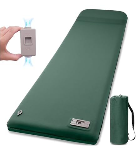 Amazon | Pasinaz インフレーターマット 厚さ10CM 幅70cm キャンプ