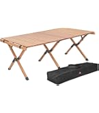 Amazon | VASTLAND(ヴァストランド) ウッドロールトップテーブル 120cm