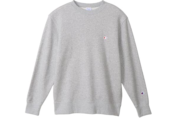 [Champion] トレーナー 長袖 裏毛 刺繍 ワンポイントロゴ クルーネックスウェットシャツ ベーシック C3-W001Z メンズ