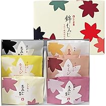 Amazon.co.jp: 広島銘菓 もみじ饅頭 詰合せ 錦もみじ 6個入