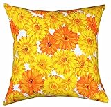 multi-sized両側フローラルプリントクッションカバーlivebycareリネンコットンスローピロパターンジッパーPillowslip枕カバーインテリア装飾用再生勉強部屋 14*14''NO I