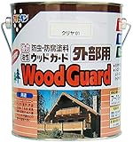 アサヒペン 油性　ウッドガード　外部用 クリヤ　01 1.6L