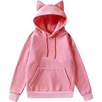 タグ付き　ドラッグストアーズ　ぶたさん　パーカー　パーカ　秋　冬　耳　耳フード Amazon.co.jp: [T-LINK] 猫耳付フード付きパーカー Mサイズ PINK