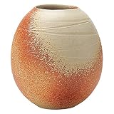 信楽焼 火いろ 丸 花器・花瓶 化粧箱入り