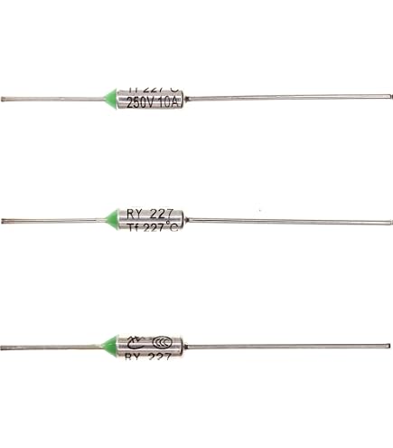 Amazon.co.jp: OHM ペレット型 温度ヒューズ 109度 10A-250V 2本 (04