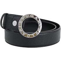Amazon | BVLGARI (ブルガリ)ベルト メンズ ブルガリブルガリ ブラック 