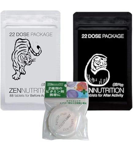 Amazon | ZEN ACTIVITY（トラ&ダルマ） ゼンサプリメントセット（180粒