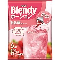 Amazon.co.jp: AGF ブレンディ ポーション 甘熟苺オレベース 6個×12袋