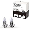 PIAA ヘッドランプ/フォグランプ用 ハロゲンバルブ H3a 3200K セレストホワイト 車検対応 2個入 12V 35W(60W相当) 安心のメーカー保証1年付 HX302