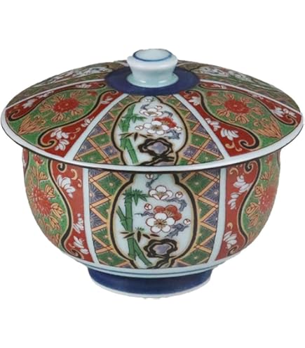 Amazon.co.jp: 超 箱もキレイ 有田焼 清右衛門 古伊万里金彩 蓋付茶器