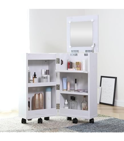 アウトレット　コスメワゴン　ボックス　小物収納　ドレッサー Amazon｜アウトレット コスメワゴン ボックス 小物収納 ドレッサー
