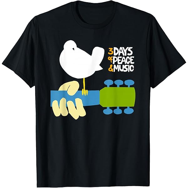 Amazon | ウッドストック・ライブ・アンド・レット・ライブ Tシャツ