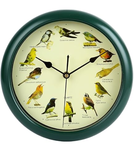 Amazon.co.jp: 鳥の鳴き声時計 Mark Feldstein Original Singing Bird