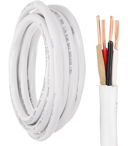 Amazon.co.jp: アース線付VVFケーブル2.0mmX2C＋1.6mm（アースイン