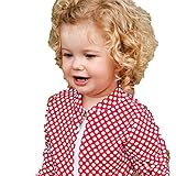 ベビー ラッシュガード 水着 パンツスーツ ラズベリー 水玉フリル 3-4歳 95-100 UVカット UPF50