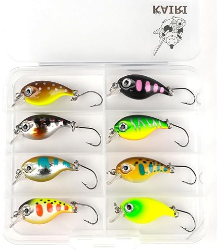 Amazon.co.jp: マイクロクランクベイト 5色 セット レッドアイ