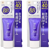 コーセー 雪肌精 ホワイト BBクリーム 01やや明るい自然な肌色 30ｇｘ3 楽天市場】雪肌精 ホワイト BBクリーム 01 やや明るい自然な肌色
