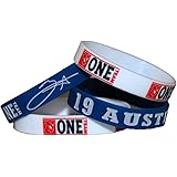 NFL Dallas #19 Miles Austin Official Signature Wristband with Bonus NFLPA One Team Football Wristband