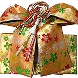 七五三 総柄結び帯 3サイズ6色/L(7歳用) 金