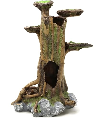 Amazon | tonntyann 爬虫類 登り木 流木 隠れ家 水槽 水槽装飾 樹脂
