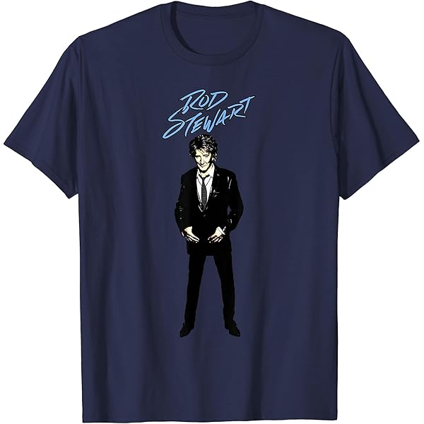 Amazon | ロッド・スチュワート 75 ツアーレトロ Tシャツ | Tシャツ
