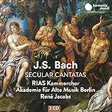 J.S.バッハ : 世俗カンタータ集 / ルネ・ヤーコプス、ベルリン古楽アカデミー (J.S.Bach : Cantates profanes / Akademie fur Alte Musik Berlin, René Jacobs) [2CD] [Import] [日本語帯・解説・歌詞訳付]