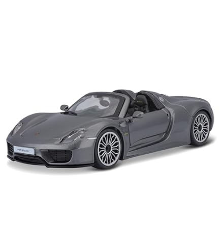 Amazon | Maisto 1:18SEポルシェ550Aスパイダー シルバー | ミニカー