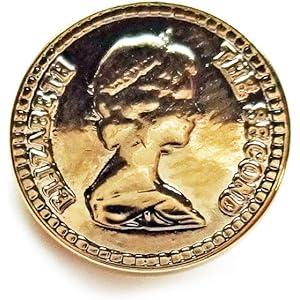 [メロディーアクセサリー] 日本製 マスクをおしゃれに楽しめるプチサイズ「マスクピアス」(MP-2) (コイン)