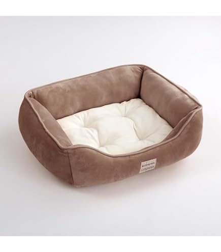 Amazon | petit á petit 犬 ベッド 洗える 犬 クッション 猫 もちもち