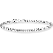 ❣️未使用品❣️ブレスレット 925スターリングシルバー メンズブレスレット Amazon | 925スターリングシルバークラスプメンズパンクチェーン
