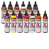 ユニコーンSpit Gel Stain & Glaze in one – 13ペイントcollection- 4oz – Includes新しい色