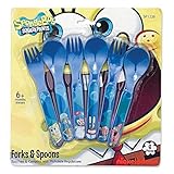 Nickelodeon 6 Piece Spongebob Fork and Spoon Set by Nickelodeon [並行輸入品]