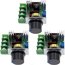 Amazon.co.jp: Rasbee 3個セット 2000W 電圧レギュレータ 電子