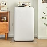 Hedoho 冷蔵庫 マット 透明 60x65cm 厚さ3mm PVC 傷防止マット クリア キズ防止 凹み防止 床保護シート 洗濯機も適用 (透明 3mm, 60x65cm)